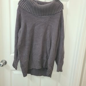 old navy XXL gray cowlneck sweater